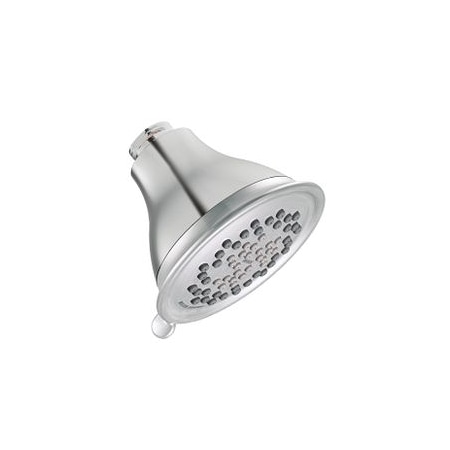 Moen Chrome/Brushed Chrome Three-Function 4" Diameter Spray Head Eco-Performance Showerhead Showerhead 3233EPCBC